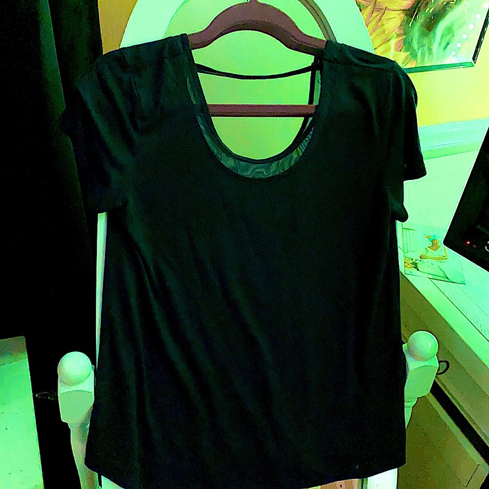 Blue tee